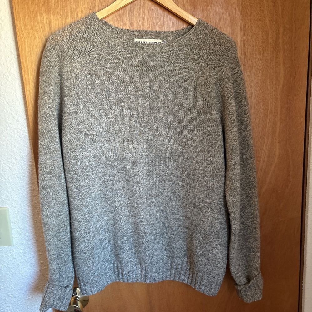 Women's Heather Gray Crew Neck Sweater